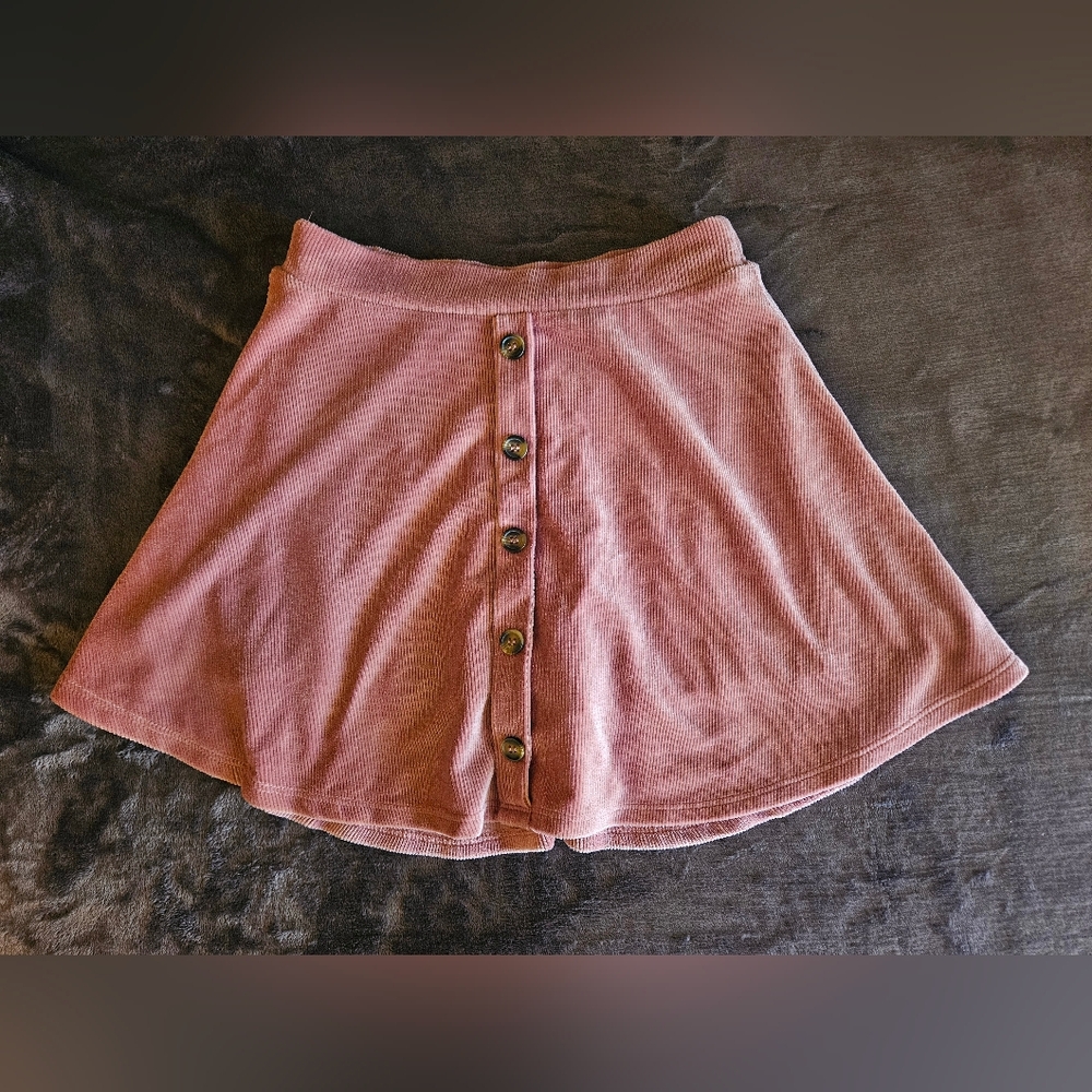 Beautees Pink Soft Mini Skirt